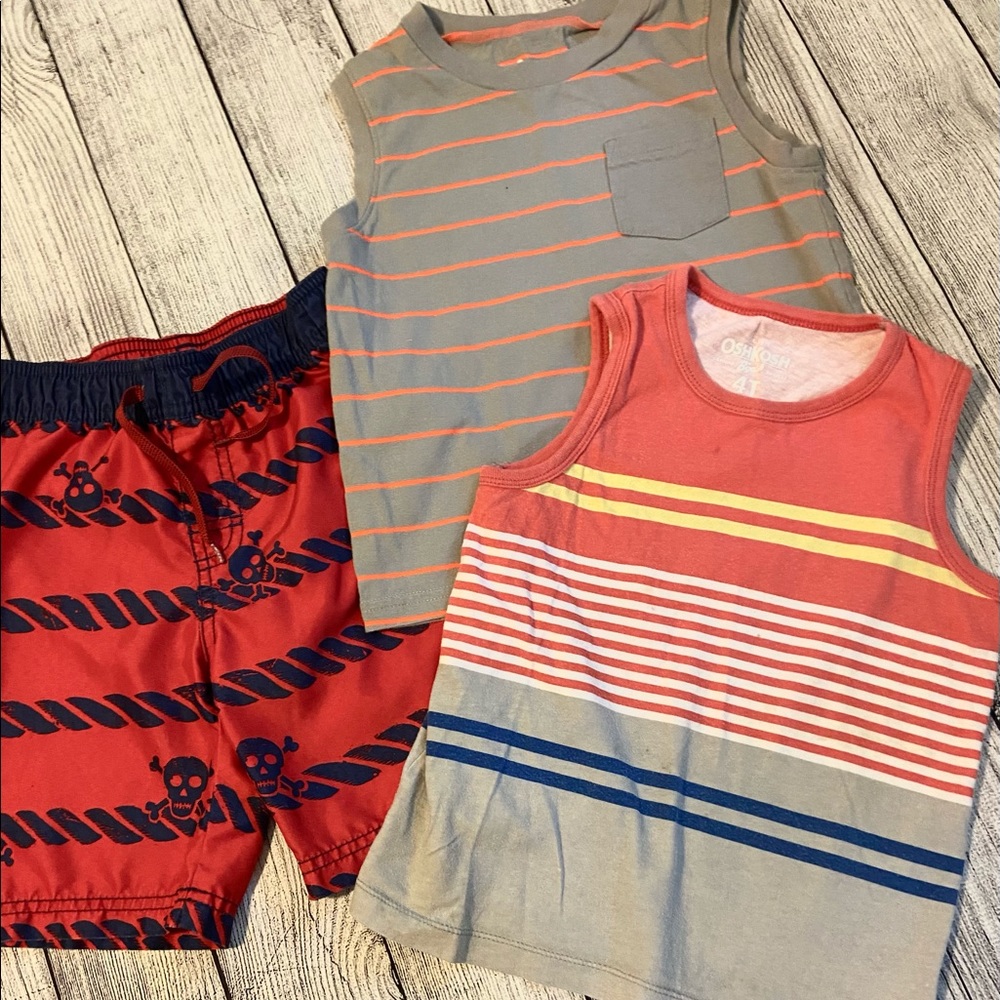 3 piece boys summer bundle